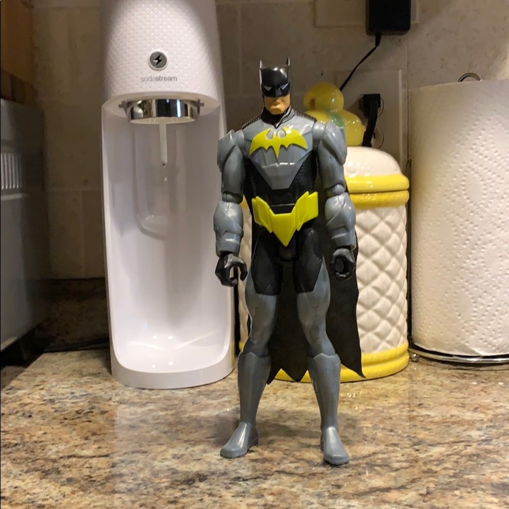 Old fashioned animated Batman toy figurine